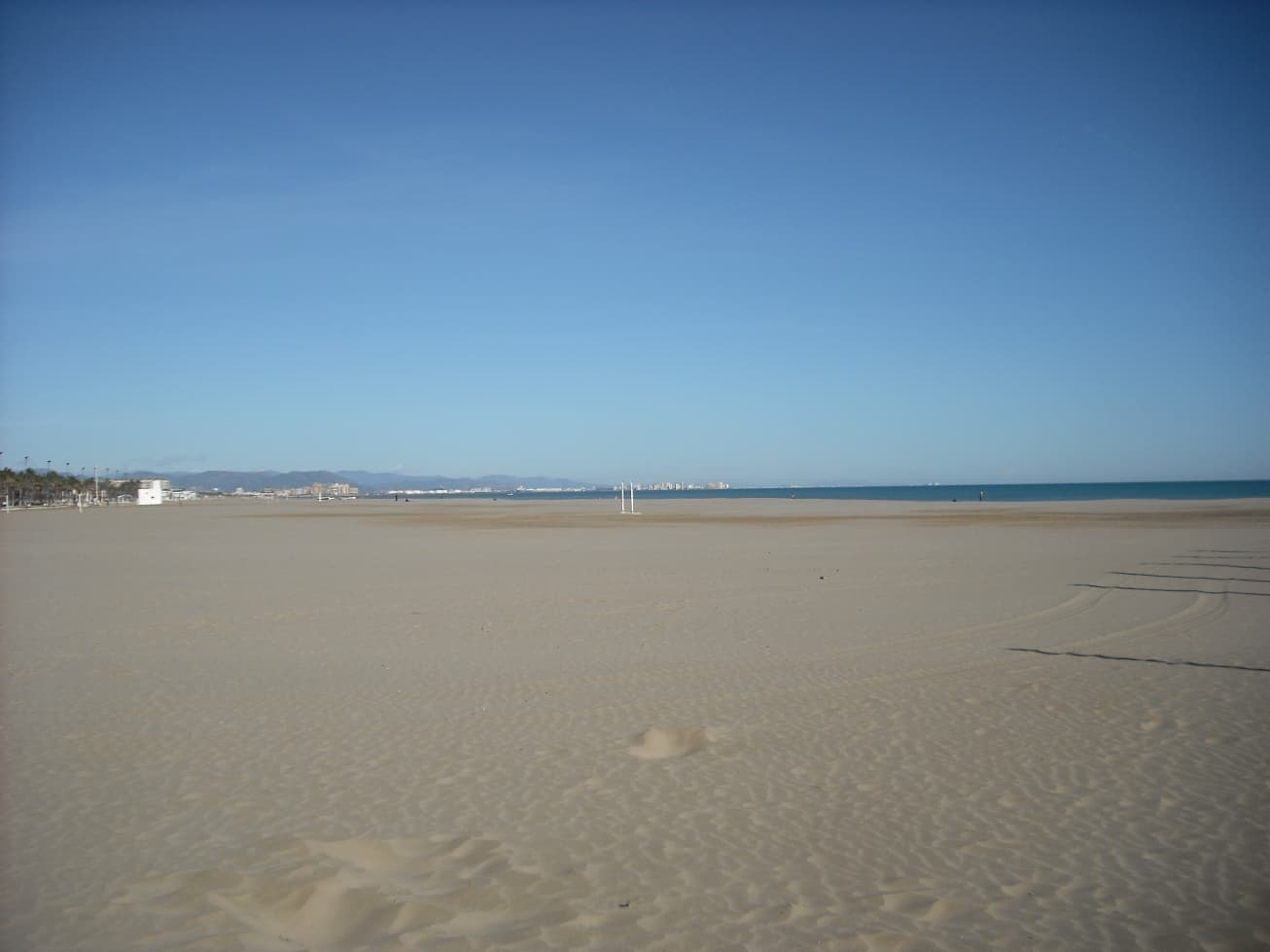 Playa de la Malvarrosa en Valencia